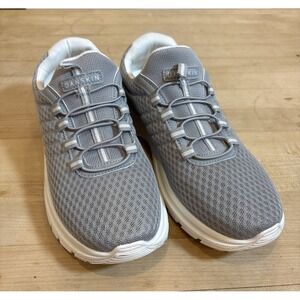 Danskin Womens Stamina Slip On Sneaker Shoes Ultra Light Comfort Grey White US 8